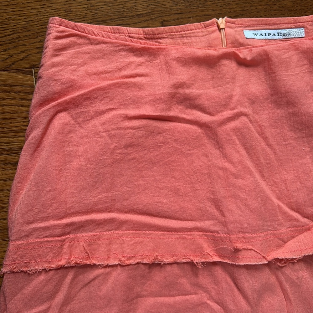 Waipai Frayed Multi-tiered Maxi Skirt - Picture 2 of 6